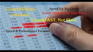 Big Query Hack 3: Count Millions Faster with This One SQL Trick! #shorts #shortsfeed #shortvideo
