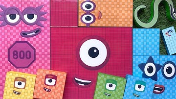 Looking for Numberblocks NEW 2950 Puzzle Tetris Space ASMR  | Numberblocks Satisfying Video