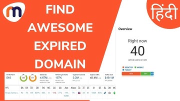 How to Find Expired Domains with High DA/PA and TF/CF for FREE with Traffic & Backlinks [Method 1]