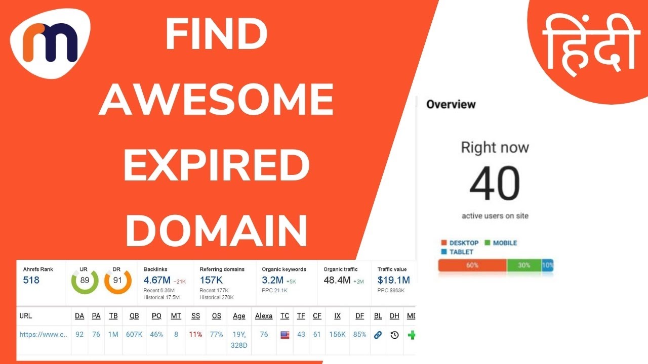 How to Find Expired Domains with High DA/PA and TF/CF for FREE with ...