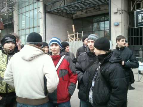 Школьники на митинге Единой России