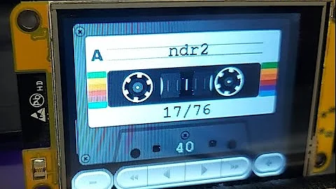 How to make a cassette version of the touchscreen web radio player ESP32-2432S028-I2S