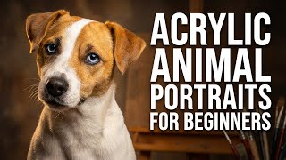 Realistic Pet Portrait / Jack Russell Terrier / Acrylic Painting Step By Step Tutorial Realistic Pet Portrait / Jack Russell Terrier / Acrylic Painting Step By Step Tutorial