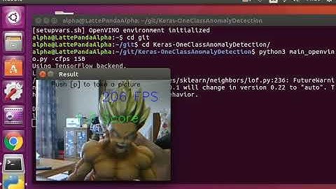 [180-200 FPS/Core m3 CPU Only] OpenVINO+Python+DOC RealTime OneClass Anomaly Detection 320x240