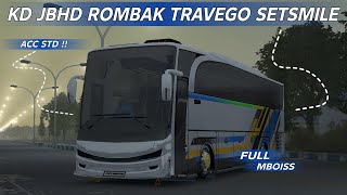 FREE FOR YOU ALL 🤩🤩 ||CODENAME JBHD TRAVEGO SETSMILE REVAMP ||BUSSID 4.2 screenshot 5
