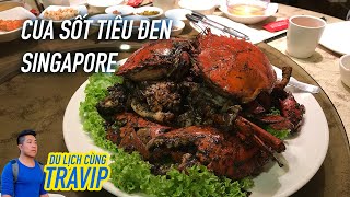 Cua sốt tiêu đen Singapore ngon nhức nách | Travip #Shorts