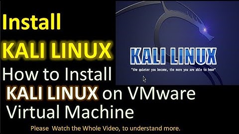 How to Install Kali Linux on VMWare /Virtual Machine Easy steps