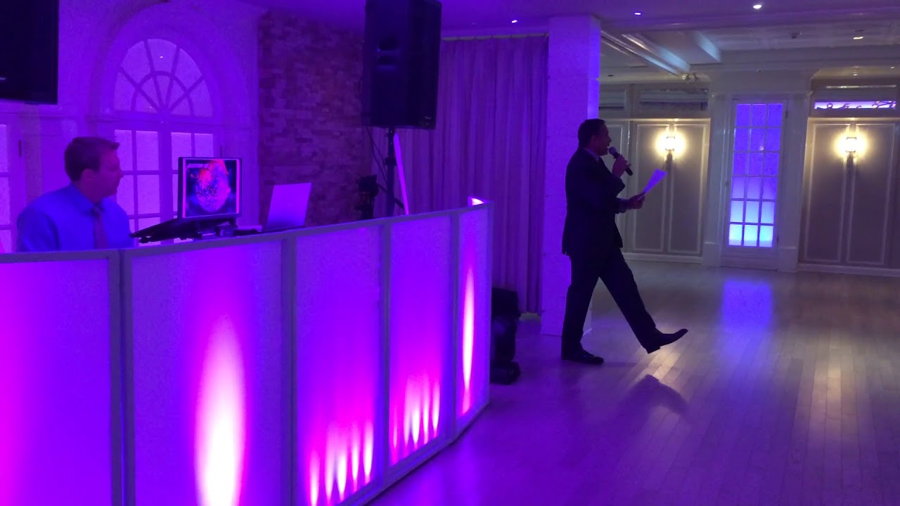 DJ Paul and MC Rob at a wedding ( Watermill of Smithtown NY )