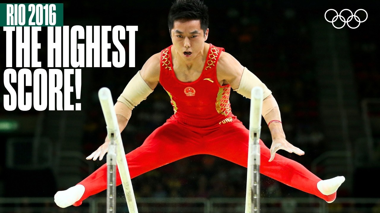 The Highest Score: You Hao Delivers Flawless Gold Medal Parallel Bars Routine | Rio 2016