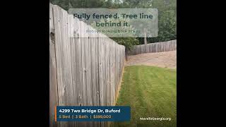 Fully Fenced Backyard | Buford GA Home Tour #shorts