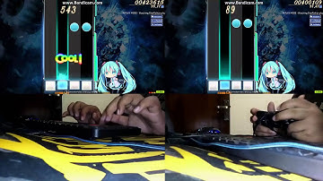 OsuMania! PS Controller Vs Keyboard Xi - Over The Top [Hyper] (comparison)
