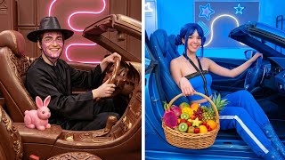 Настоящая еда против шоколадной еды: челлендж 😋 Издание Охотники на демонов Kpop