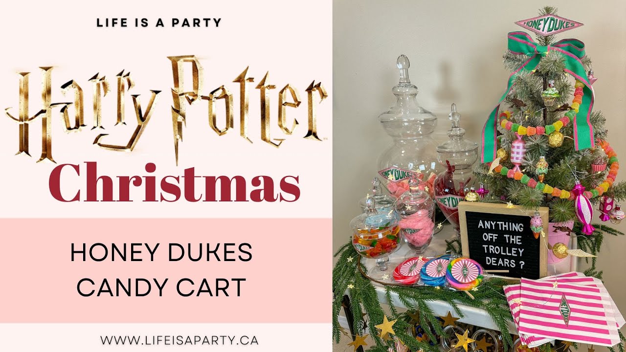 Christmas Harry Potter Honeydukes Candy Cart   1080WebShareName