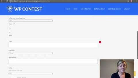 WP CONTEST - Adding Entry Fields