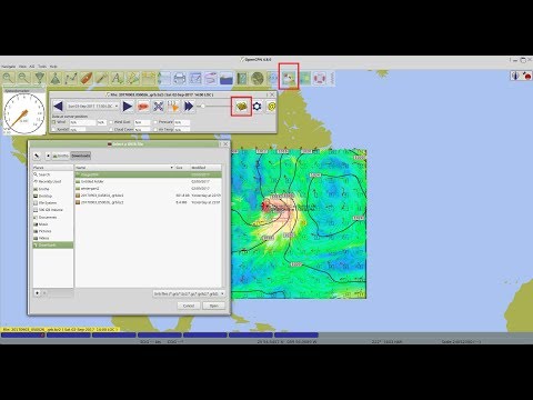 OpenCPN Weather Map Tutorial / Guide - Easy Setup - Download Maps / Data