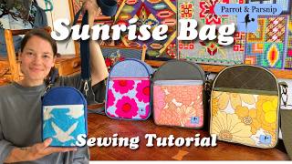 Sunrise bag sewing tutorial