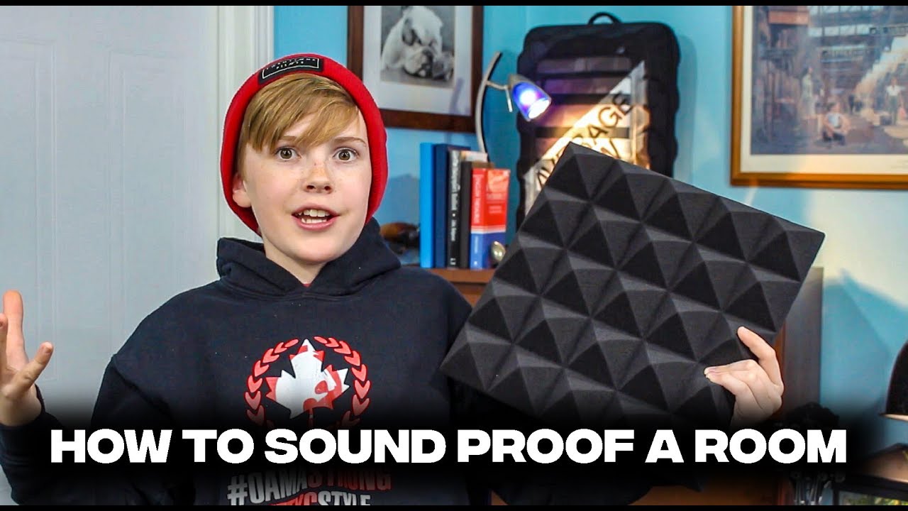How to sound proof a room using acoustic foam panels, do they improve