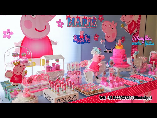 Peppa Pig  Peppa pig cumpleaños decoracion, Fiesta de cumpleaños