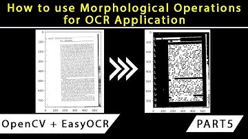 5. How to use Morphological Operations for OCR Application