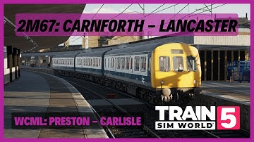 TSW5 | 2M67: Carnforth - Lancaster | BR Class 101 | WCML: Preston - Carlisle | AWS