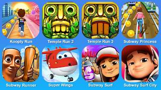 Kooply Run,Temple Run 2,Temple Run 3,Subway Princess,Subway Runner,Super Wings,Subway Surf screenshot 1