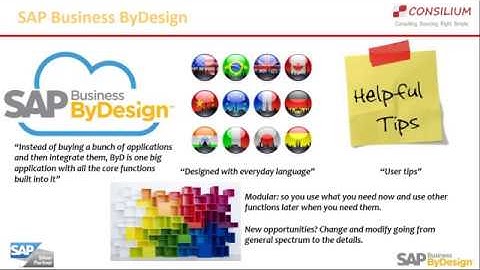 Consilium Webinar SAP Business ByDesign