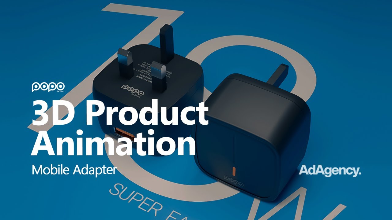 3D Animation Video of mobile adapter. - YouTube