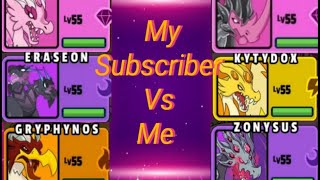 Me vs my Subscriber battle 😍 in dynamons world 🌍#part6