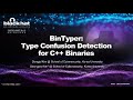 BinTyper: Type Confusion Detection for C++ Binaries thumb