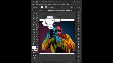 Clipping mask tutorial illustrator | Create this amazing effect in adobe illustrator 2021 #shorts