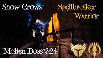 Snow Crows [SC] - Molten Boss Fractal 3:24 - Spellbreaker/Warrior PoV