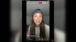 Charli D’Amelio Instagram Live 8/3/21