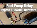 How To Wire Electric Fuel Pump Relay / Bypass / Rewire / Hardwire Upgrade