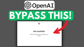 How To FIX ChatGPT Not Available In Your Country / OpenAI (EASY WAY)