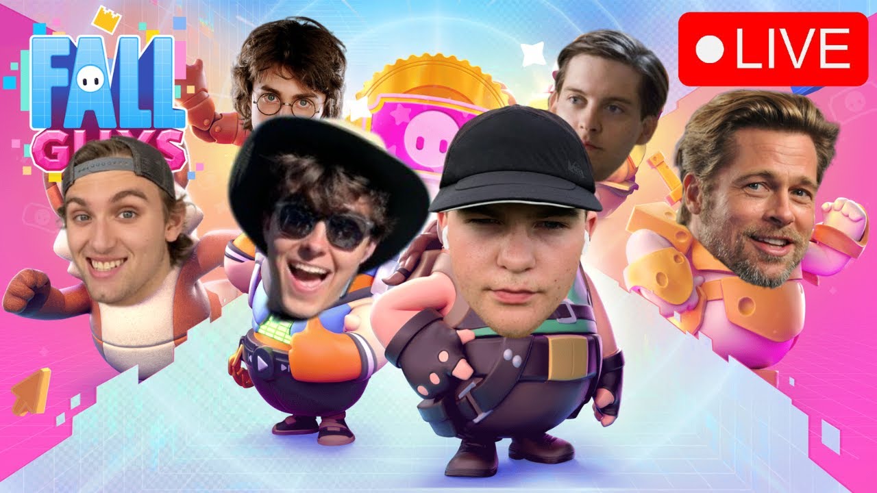 🔴LIVE Fall Guys and Among Us (Join Us) - YouTube