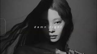 Jennie Ft. Childish Gambino, Kali Uchis - Damn Right (Slowed + Reverb)