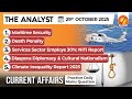Latest Current Affairs 29 October 2025 | UPSC & Competitive Exams Update 📰