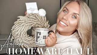 HUGE AUTUMN HOMEWARE HAUL | PUMPKINS CANDLES \& MORE! HOME BARGAINS THE WHITE COMPANY ANTHROPOLOGIE