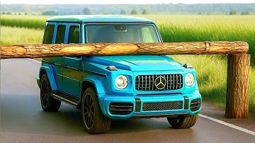 Cars vs Logs Trap Challenge #7 in BeamNG Drive!