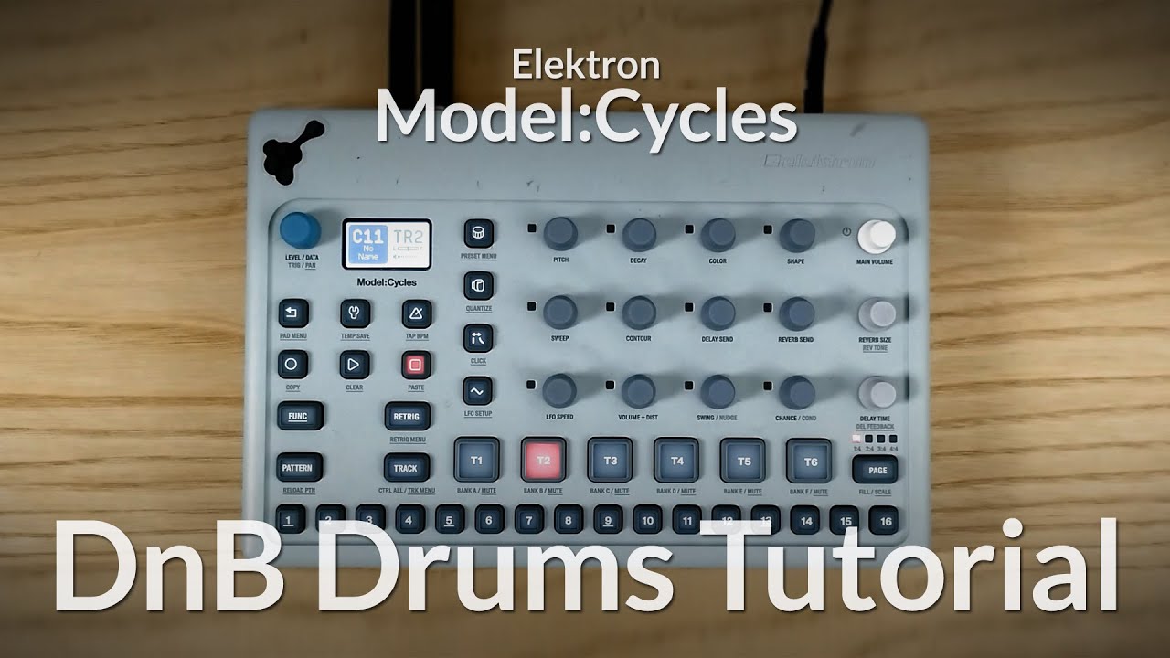 How to make Drum and Bass with Elektron Model:Cycles - TUTORIAL