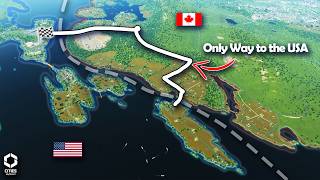 I Built an American Exclave in Canada | Cities Skylines 2