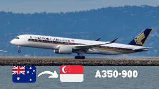 Perth to Singapore | SQ| Singapore Airlines | A350-900