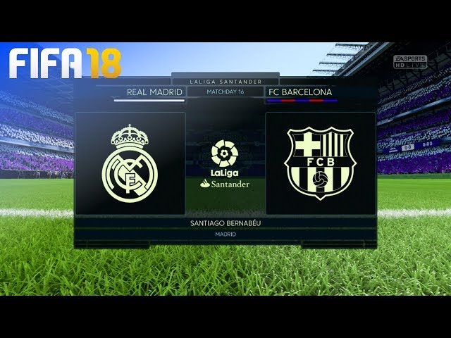FIFA 18 PS5 PSG vs REAL MADRID Superstar Difficulty 4K HDR Next Gen 