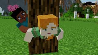 Alex is stuck in a tree | Minecraft Animation