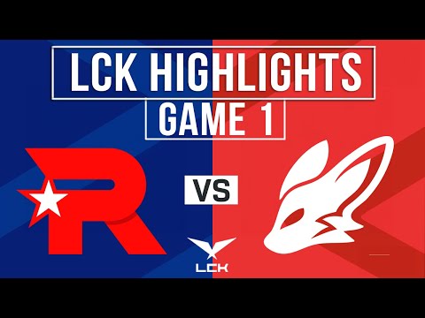 KT vs FOX Highlights GAME 1 | LCK 2024 Spring | KT Rolster vs FearX