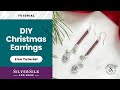 How to Make Holiday Earrings with SilverSilk Chain