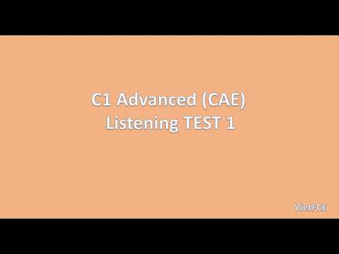 ข้อสอบ ภาษา ซี พร้อม เฉลย download  New 2022  C1 Advanced (CAE) Listening Test 1 with answers