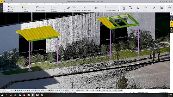 Point Clouds in Tekla