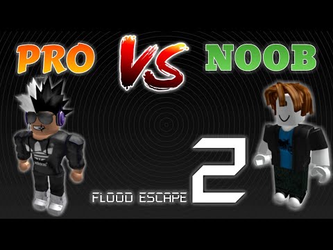 Noob Vs Pro In Flood Escape 2 Roblox 2019 Youtube - escape noobs roblox