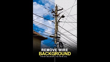 Remove Wire Background in Adobe Photoshop | Photoshop #shorts Tutorial